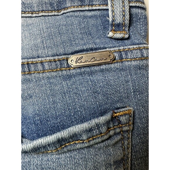 Kancan Medium Wash‎ Skinny Distressed Ripped Jeans Women's 9/28 - Picture 5 of 10